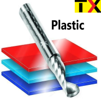 CNC PLAASTIC PLEXI PVC Spiral bits