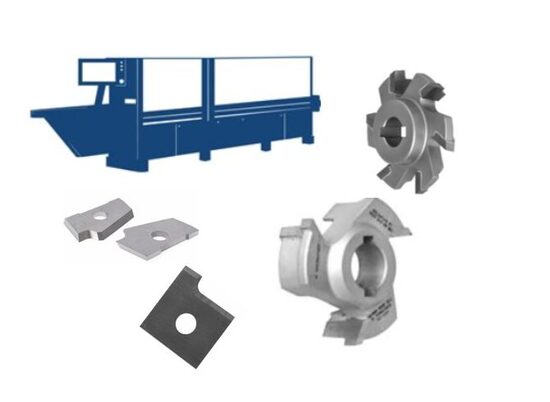 Radius Cutterheads, Knives, Scrappers