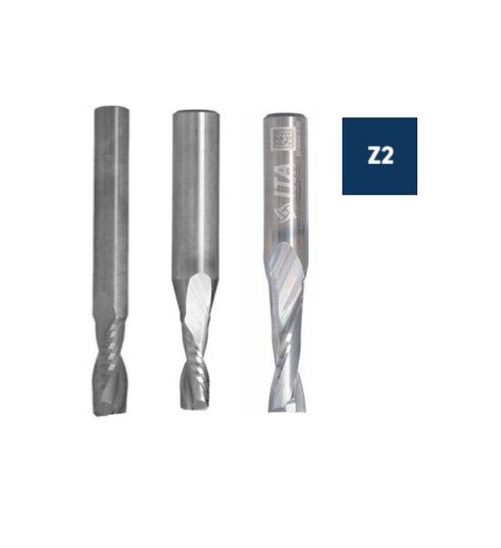Z=2 UpCut , DownCut Spiralnutfräser 
