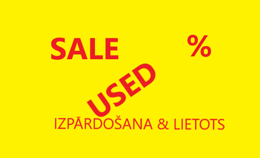 Izpārdošana , Used 
