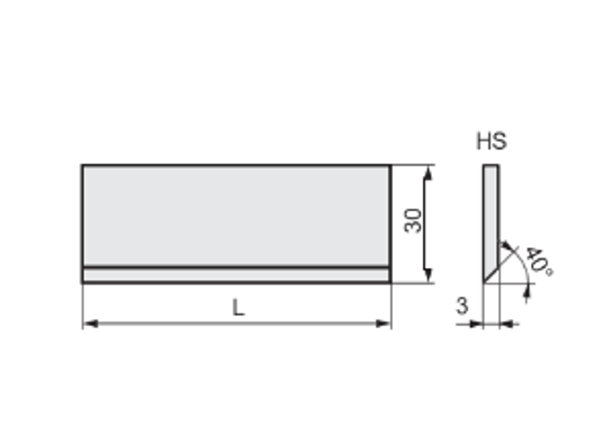 HSS 3.0x30 (25/35) mm