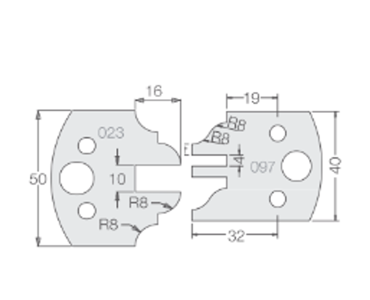 Profilnaži SP 40 /50mm